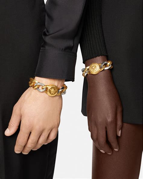 versace medusa bracelet women's